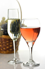 Image showing wine glasses