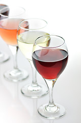 Image showing wine glasses