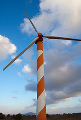 Image showing wind turbines in israel