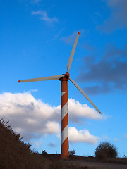 Image showing wind turbines in israel