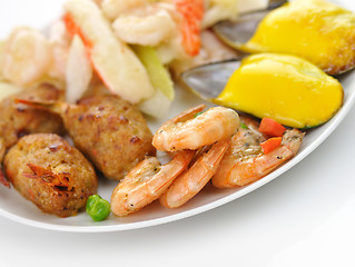 Image showing seafood plate