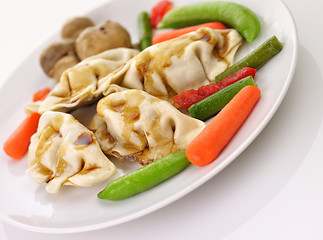 Image showing pork pot stickers