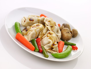 Image showing pork pot stickers