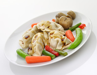 Image showing pork pot stickers