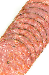 Image showing pepper salami