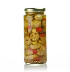 Image showing jar of mushrooms