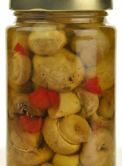 Image showing jar of mushrooms