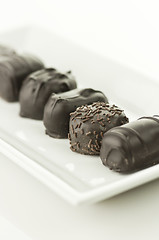 Image showing chocolate candies assortment