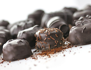 Image showing Assorted chocolate candies