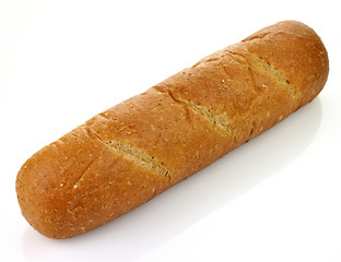 Image showing Whole wheat loaf of bread