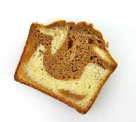 Image showing cinnamon swirl loaf sliced cake 