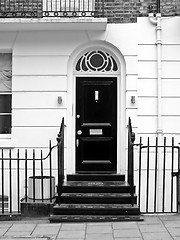 Image showing Traditional home door