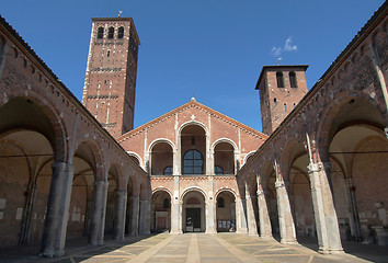 Image showing Sant Ambrogio church, Milan