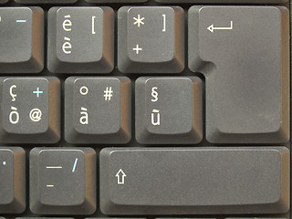 Image showing Computer keyboard