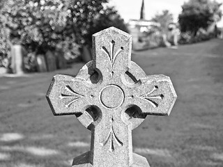 Image showing Glasgow cemetery