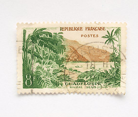 Image showing French stamp