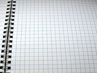 Image showing Blank notebook page