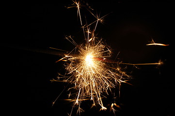 Image showing holiday sparkler