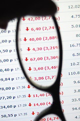 Image showing stock market crash