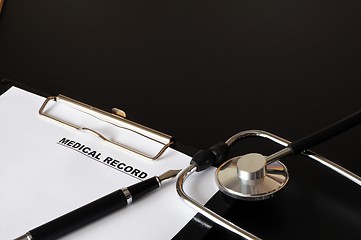 Image showing medical record