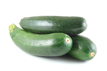 Image showing Zucchini over white