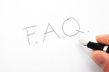 Image showing faq