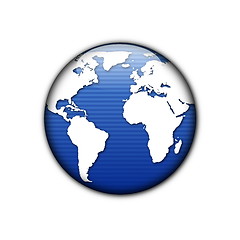 Image showing world map button