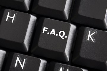 Image showing faq