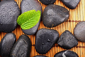 Image showing zen or spa stones
