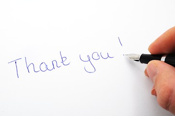 Image showing thank you