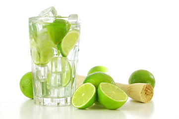 Image showing Caipirinha and copyspace