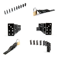 Image showing domino collection