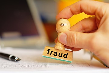 Image showing fraud