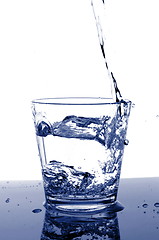 Image showing filling a glass with water