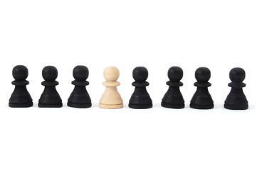 Image showing individual chess people