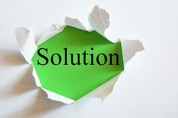 Image showing business solution