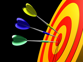 Image showing darts