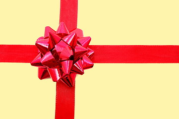 Image showing Christmas Gift with ribbon