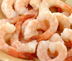 Image showing shrimps on a plate 