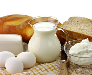 Image showing dairy products 