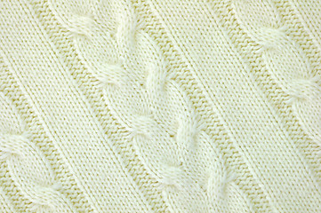 Image showing Knitted woolen background