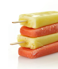 Image showing ice cream pops