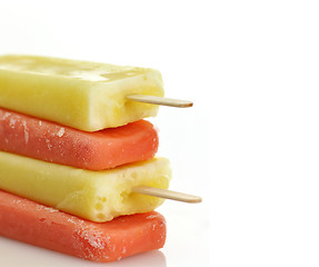 Image showing ice cream pops