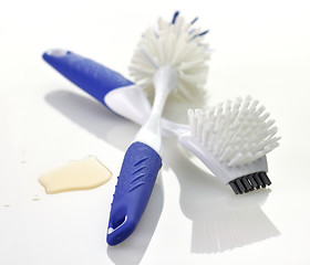 Image showing plastic brushes