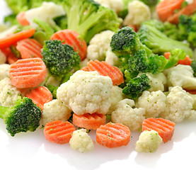 Image showing Frozen vegetables