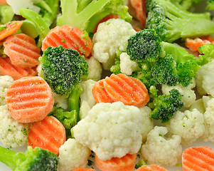 Image showing Frozen vegetables