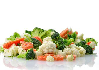 Image showing Frozen vegetables
