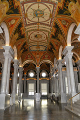 Image showing Interior of Library of Congress, Washington DC,USA 