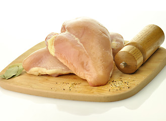 Image showing Raw chicken breast meat