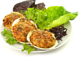 Image showing stuffed clams